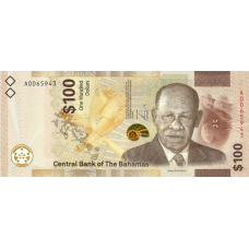 (412) ** PNew (PN82) Bahamas - 100 Dollars Year 2021 (2022)